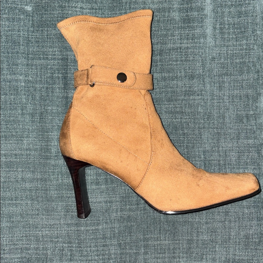 Tan Suede Ankle Boots